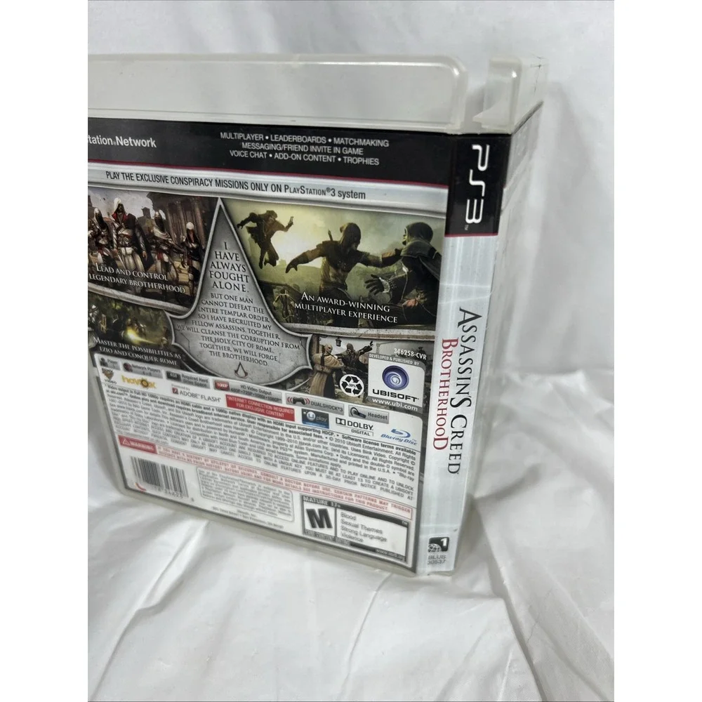 Assassin's Creed: Brotherhood (Sony‎ PlayStation 3) - - Manual Included